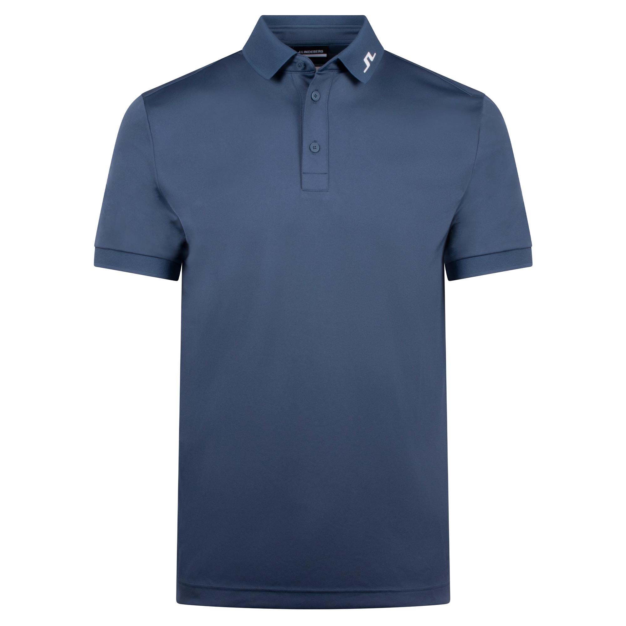 J Lindeberg KV Mens Golf Polo Shirt Vintage Indigo